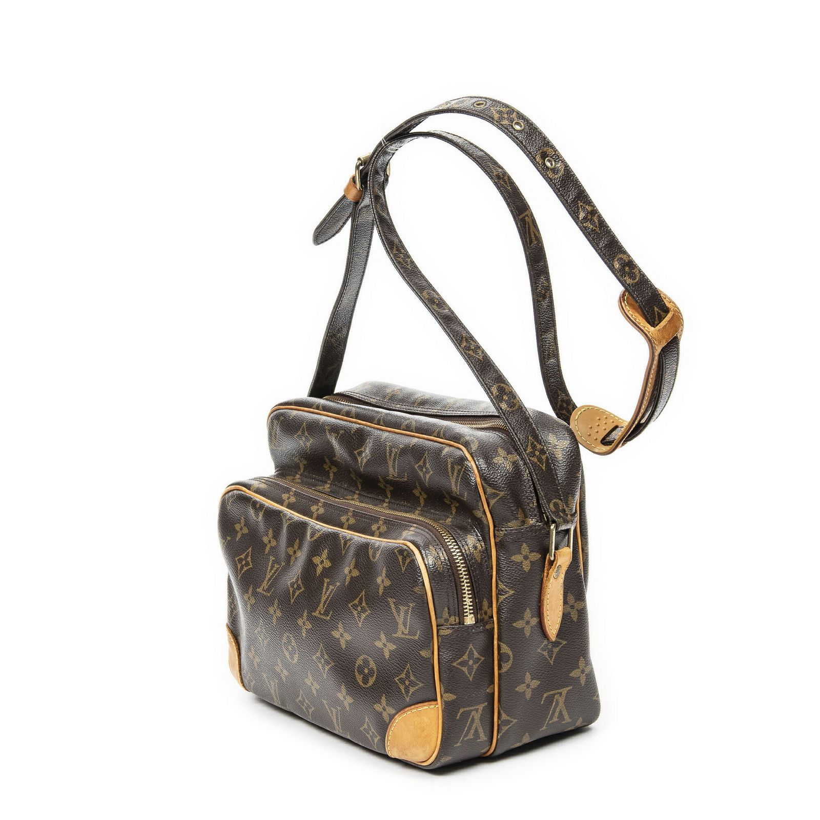 VUITTON ルイヴィトンニール茶色モノグラムキャンバスAB