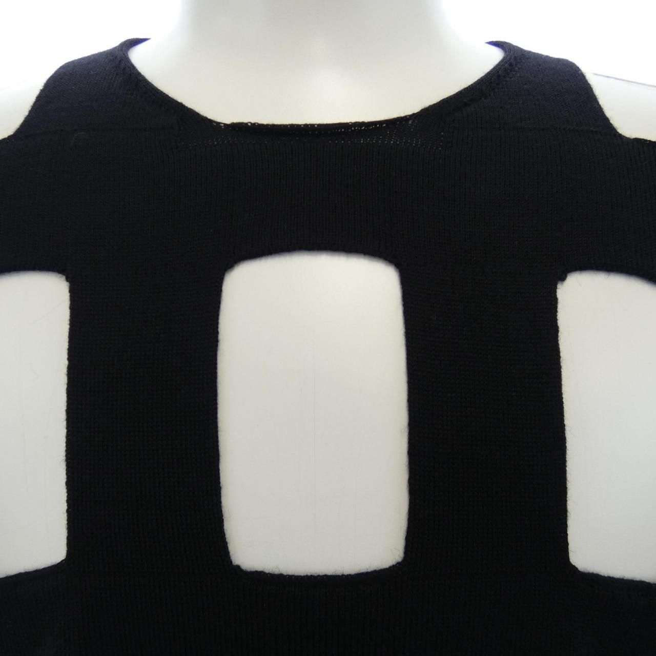 COMME des GARÇONS HOMME PLUS モッズ期ニットセーター COMME des GARCONS HOMME PLUS Metallic Knit Sweater Silver S (K-134386)