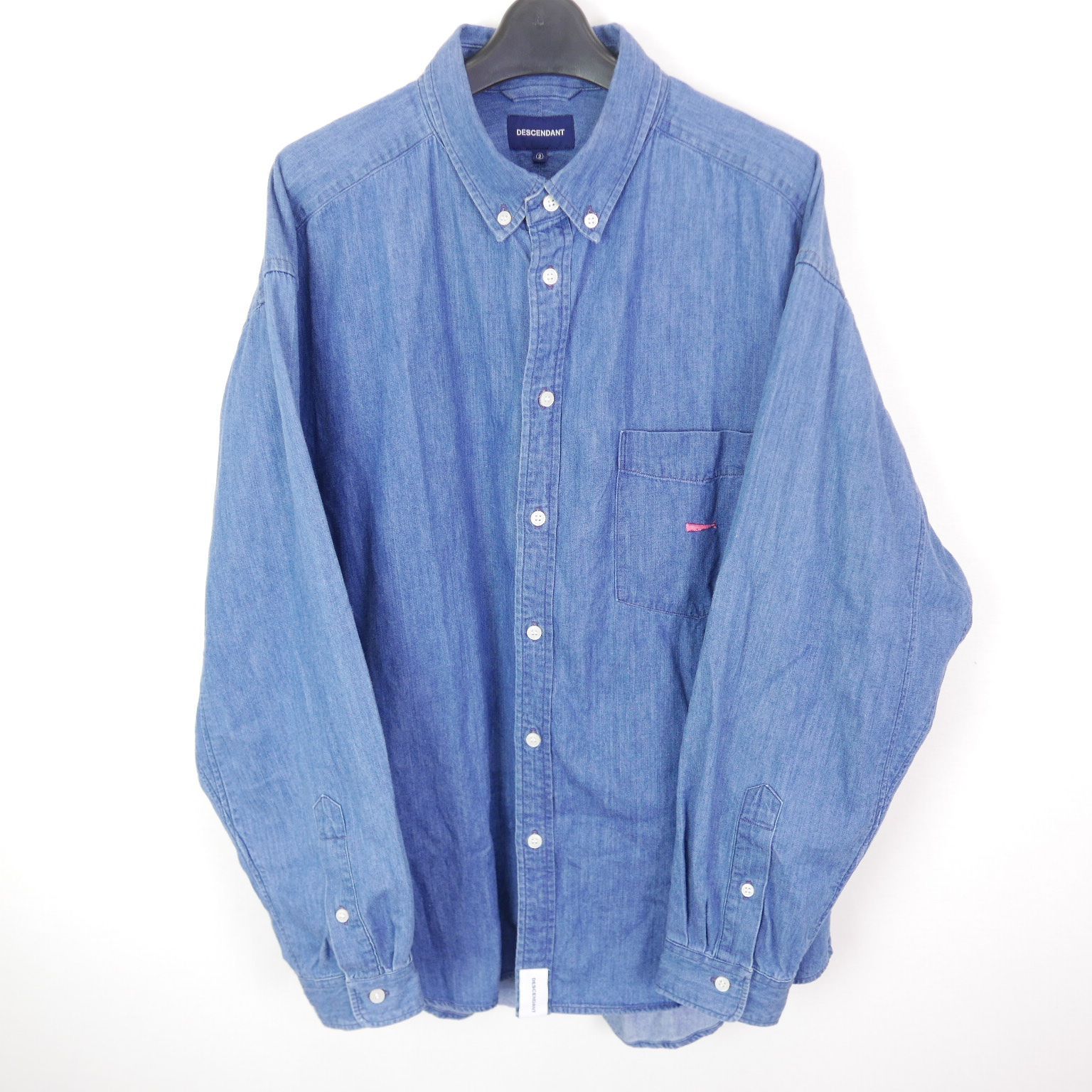 DESCENDANT ディセンダント ALLEN DENIM LS SHIRT メンズ 長袖デニム