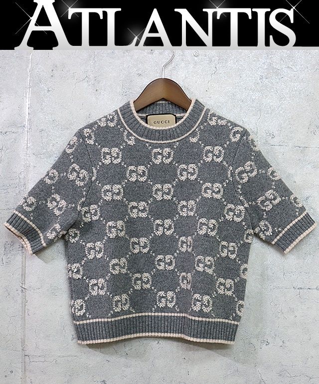 GUCCI GG ブークレウール ニット カットソー XS 770059 極美品