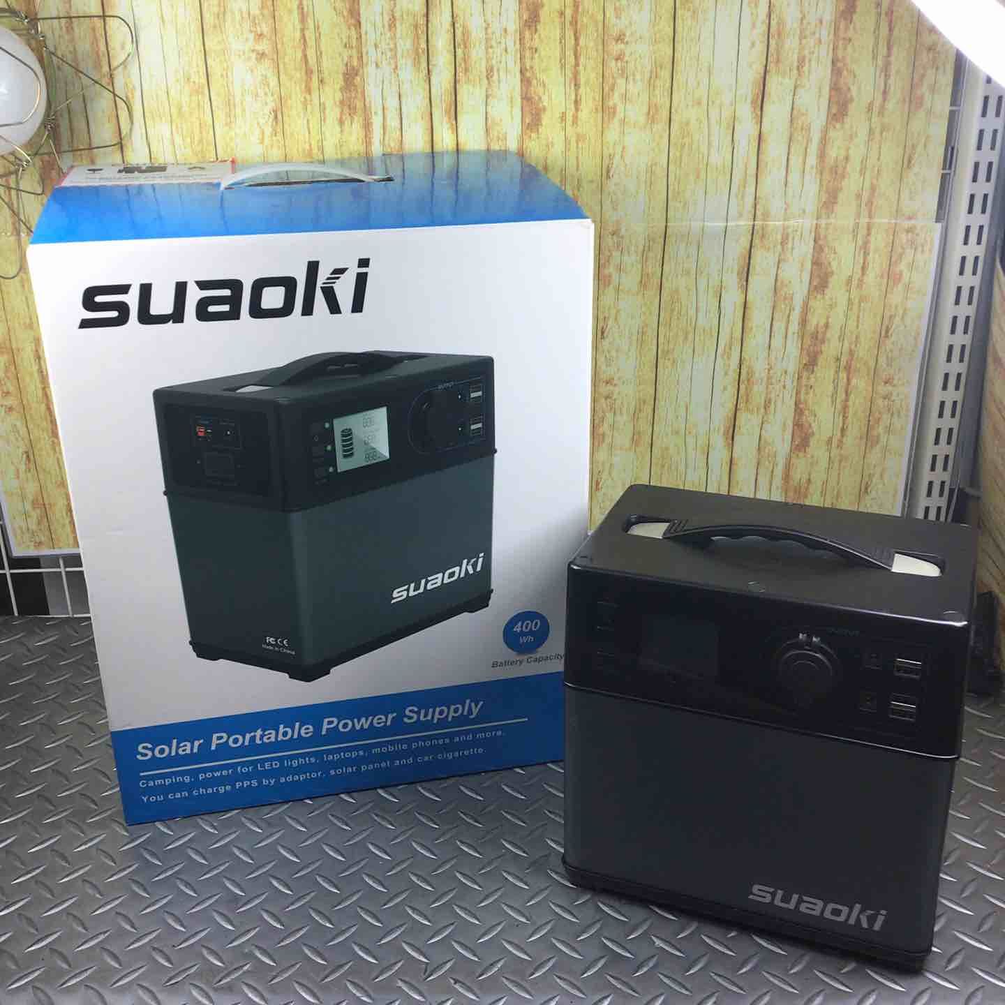 suaoki ポータブル電源バッテリー ソーラーパネル付き 川崎店