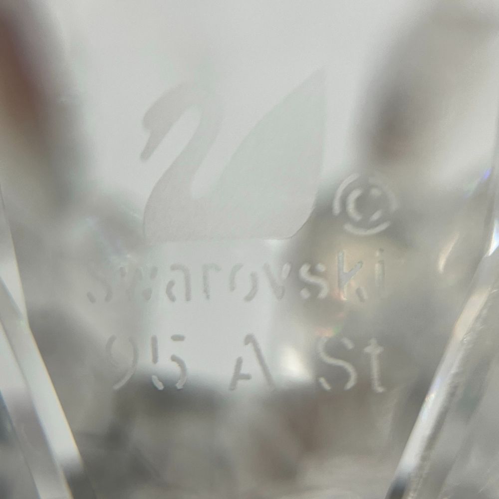 スワロフスキー SWAROVSKI ライオン 1995年SCS会員限定  オブジェ 置物 クリスタル 185410【中古】