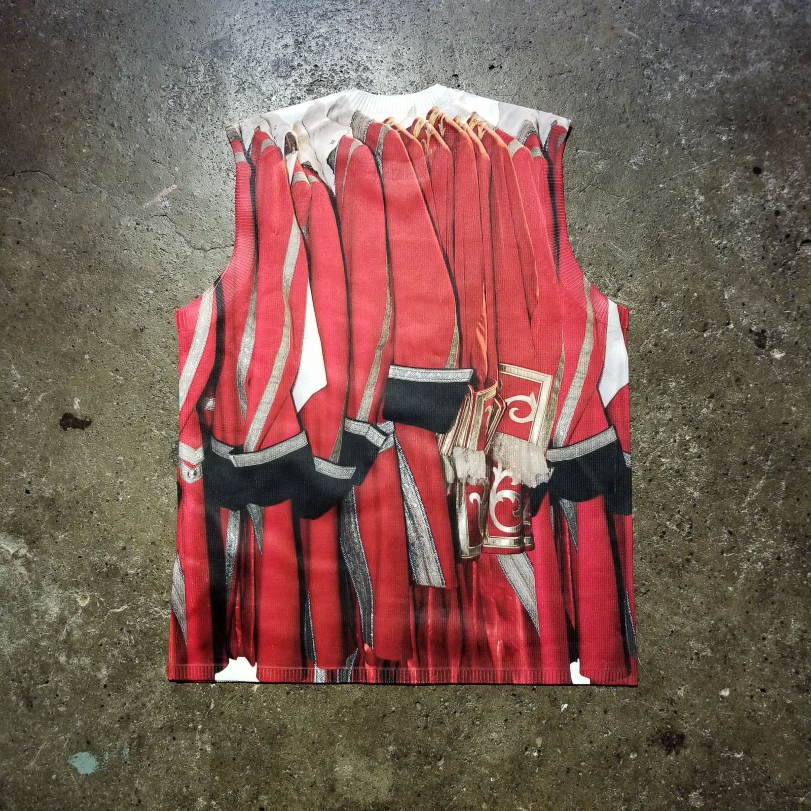 COMME des GARCONS HOMME PLUS 24ss トロンプルイユ ニットベスト L 