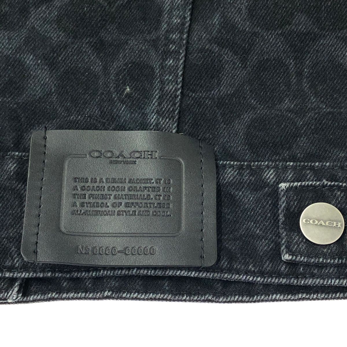 COACH コーチ シグネチャー総柄 デニムジャケット サイズ:S