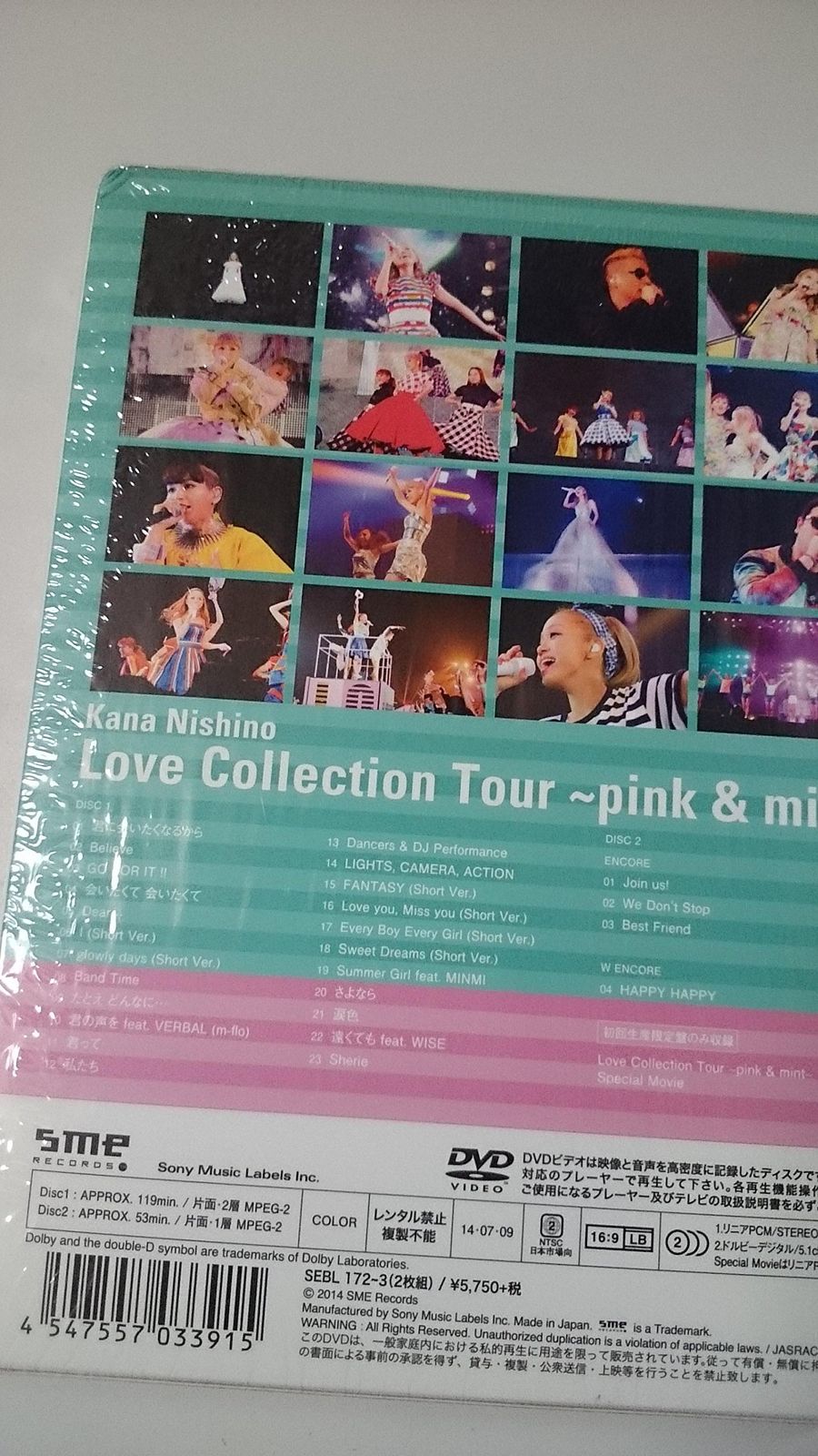 Love Collection Tour~pink&mint~(初回生産限定版)(Blu-ray Disc)西野カナ
