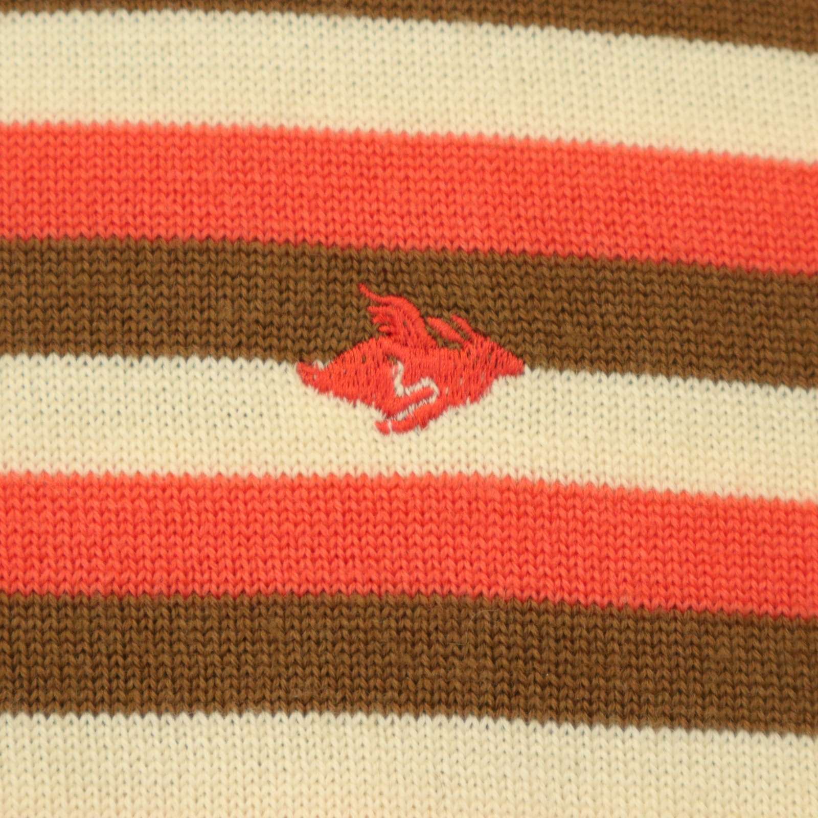 パーリーゲイツ ウール100% ニット ベスト オレンジ サイズ2 パーリーゲイツ ウール100% ニット ベスト オレンジ サイズ2