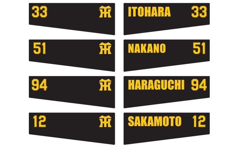 阪神タイガース承認サンブラックフェイスシール】 応援グッズ