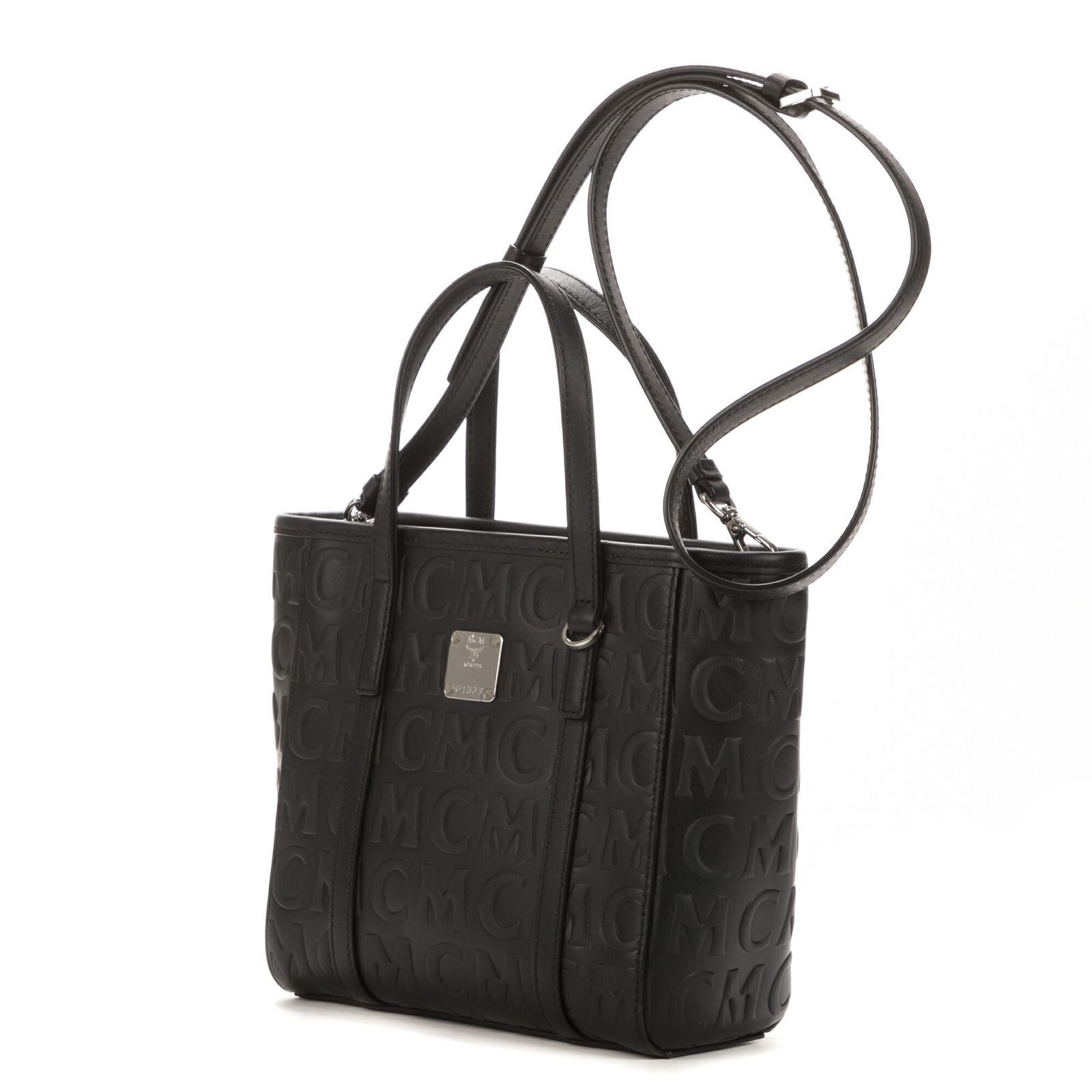 エムシーエムミックストート黒ヴィセトスPVCキャンバスA