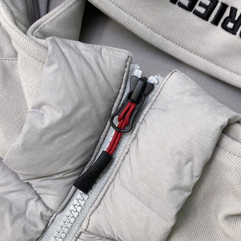 サイズ：L BRIEFING GOLF ブリーフィング フード付き ダウン切替