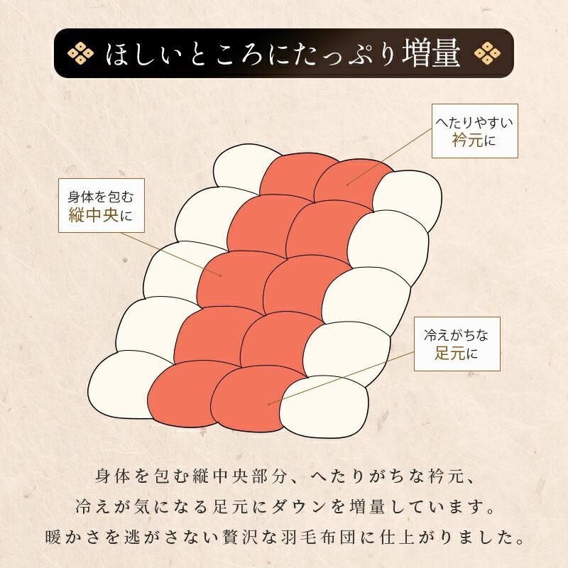 カナダ産マザーグースダウン95 増量1.3kg