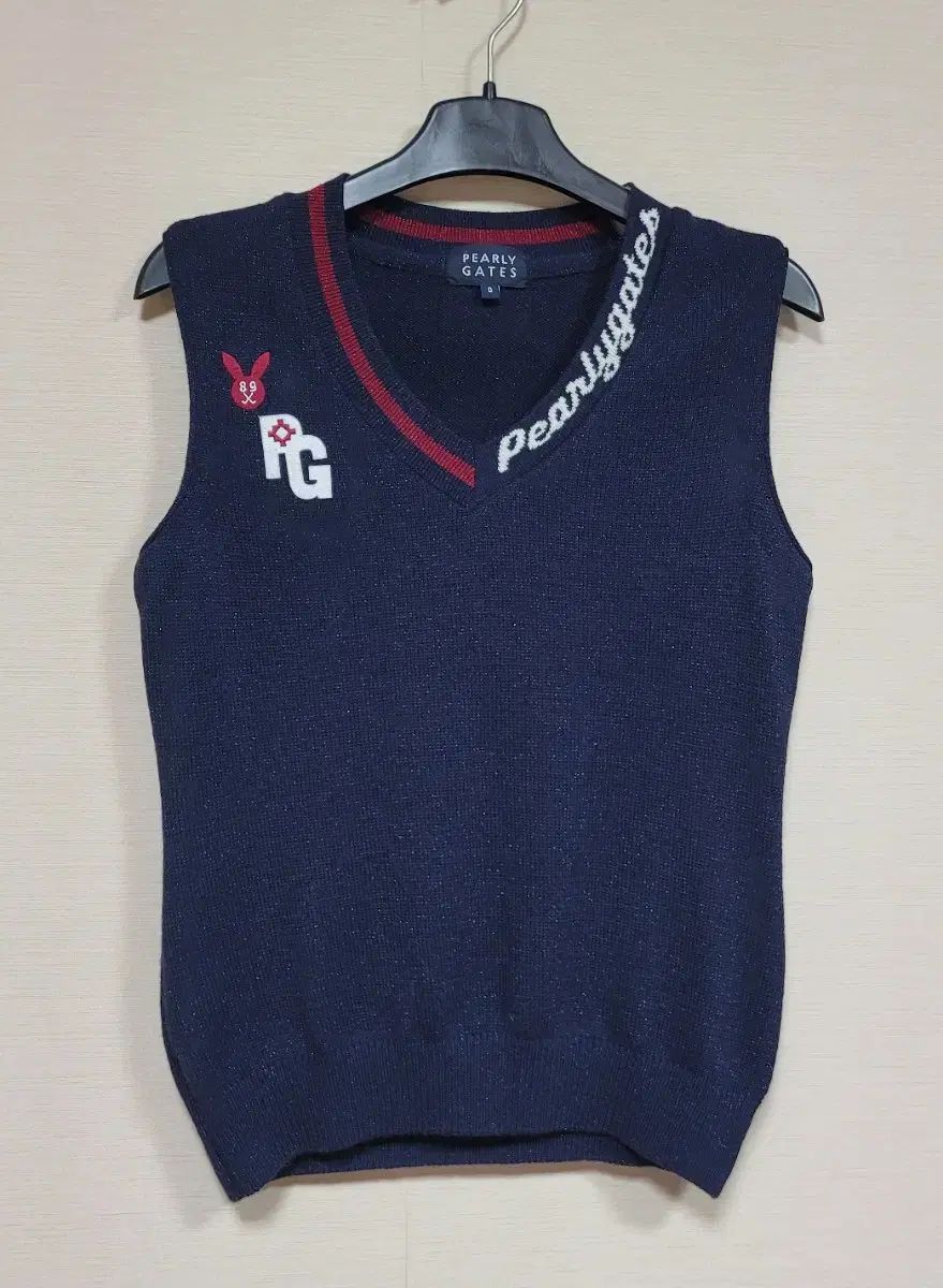 2024年秋冬モデル)パーリーゲイツ 天竺ニットベスト 2024年秋冬モデル