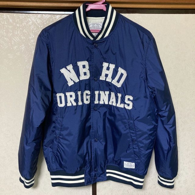 NEIGHBORHOOD ネイバーフッド スタジャン ネイビー メンズ Sサイズ