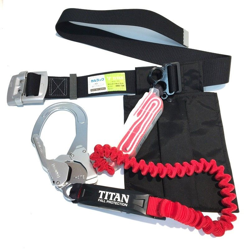 TITAN伸縮ストラップ式安全帯ハーネス タイタン カルラック 伸縮ストラップ式ハーネス KLN50-ER-BL-M