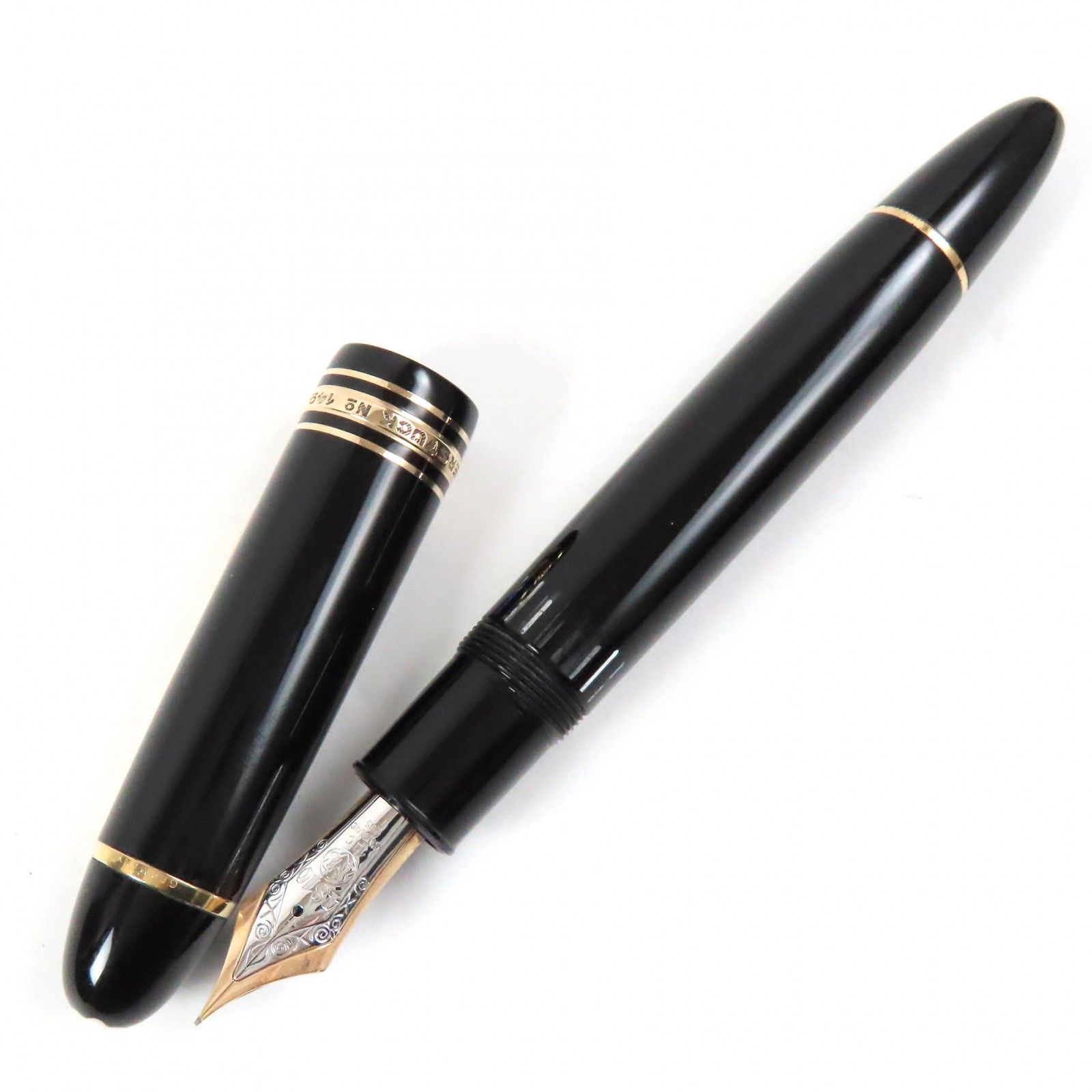良品△MONTBLANC モンブラン マイスターシュテュック NO.149 ペン先14K 