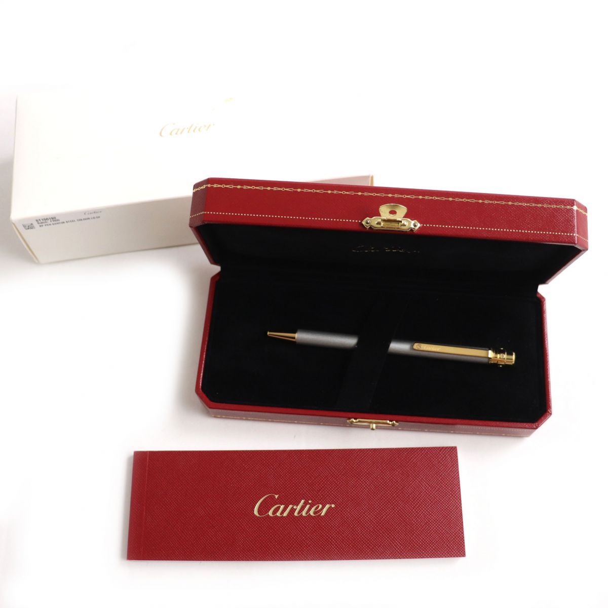 美品▽Cartier カルティエ サントス ロゴ刻印入り ツイスト式 ...