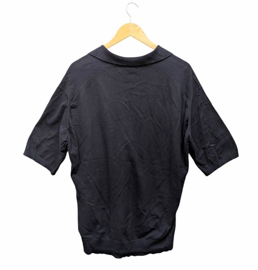 AURALEE Super High Gauge Cotton knit Short Sleeve polo