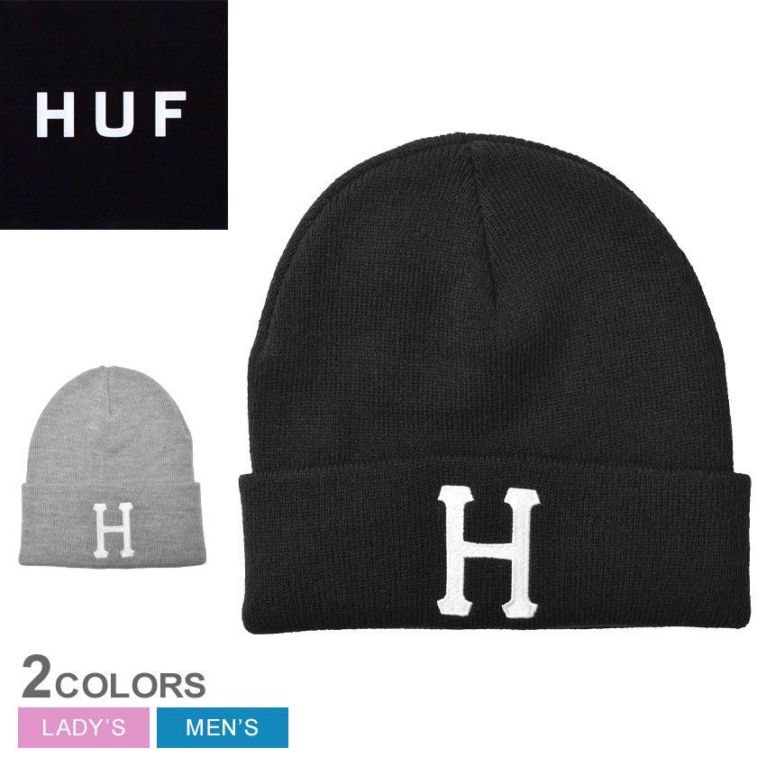 ハフ ニット帽 BN00124 レディース メンズ フォーエバー ビーニー HUF カラー:01.ブラック 品番：2375-0265