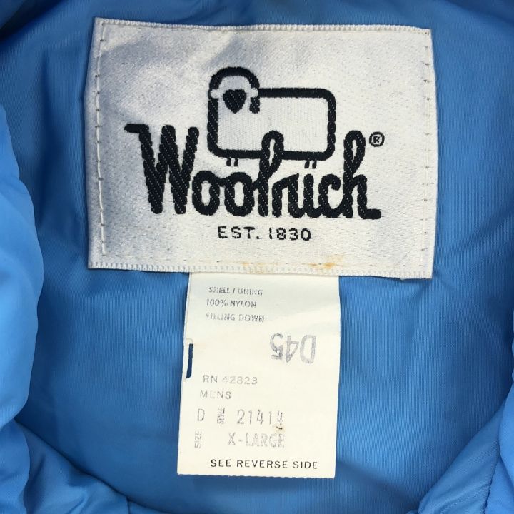 XL ウールリッチ WOOLRICH ダウンベスト　70s 白タグ XL ウールリッチ WOOLRICH ダウンベスト 70s 白タグ