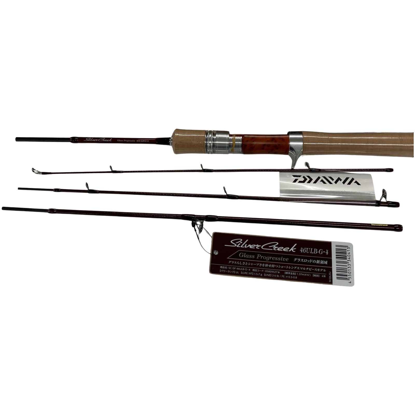 DAIWA ダイワ トラウトロッド シルバークリークグラスプログレッシブ 46ULB-G 4 05809527
