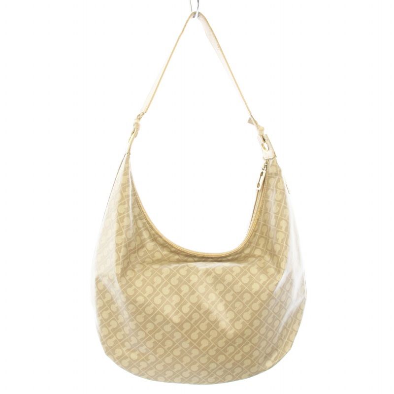 GHERARDINI ハンドバッグ　総柄　大容量　ベージュ ゲラルディーニ GHERARDINI ハンドバッグ ショルダーバッグ 総柄
