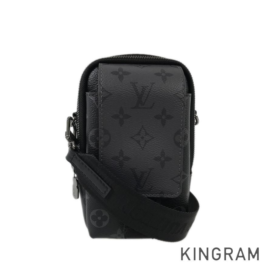 ルイヴィトン モノグラム エクリプス リバース ダブル フォン ポーチ ルイヴィトン モノグラム エクリプス リバース ダブル フォン