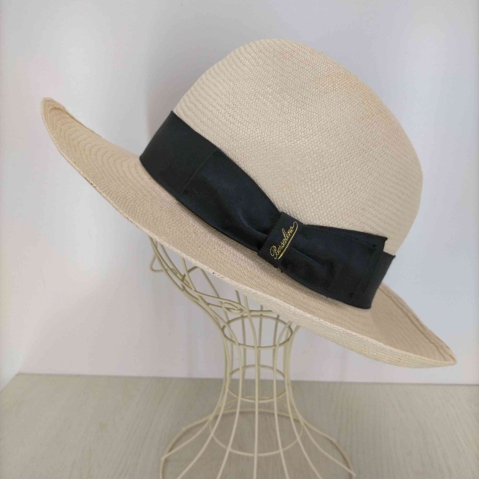 【高級】【Borsalino】ボルサリーノ　ハット　パナマハット　ワイドブリム ボルサリーノ公式オンラインストア】パナマ ファイン