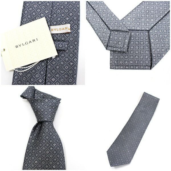 ブルガリ シルク ネクタイ 未使用 中古 Sランク BVLGARI｜メンズ