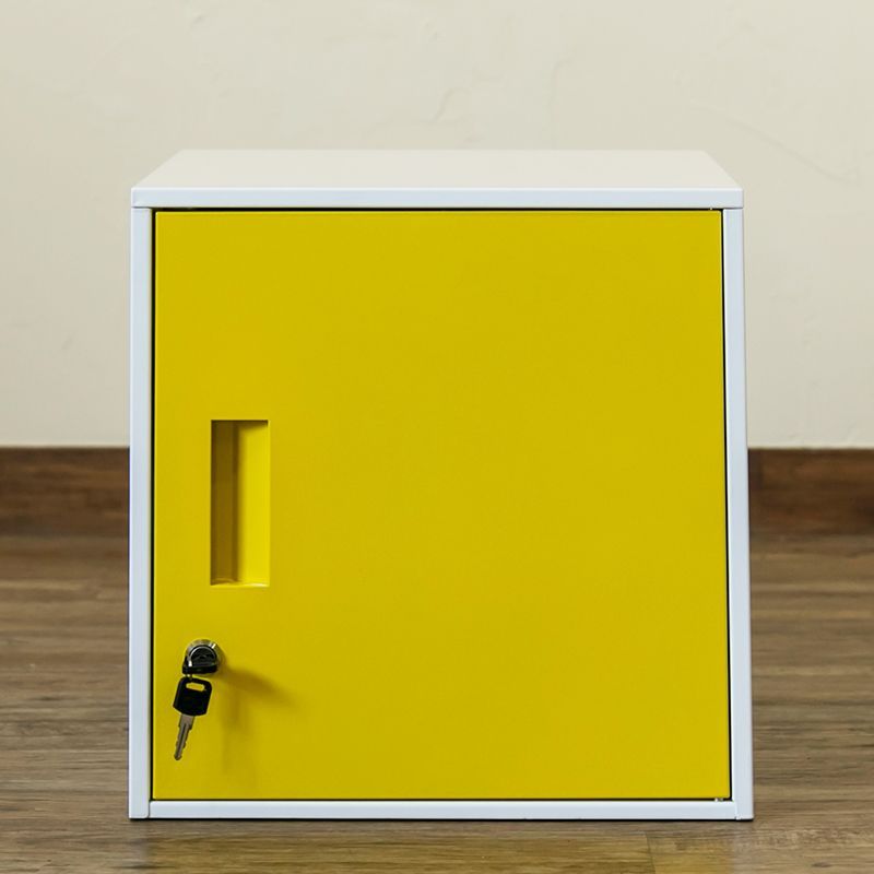 鍵付き キューブボックス スチール製 ロッカー BOX カラー