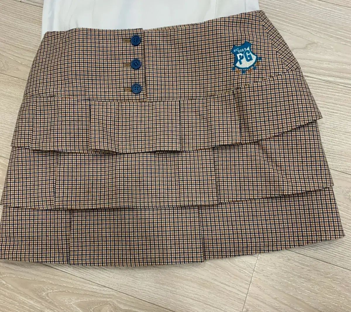 パーリーゲイツ レディース ゴルフウェア スカート ペチコート付 55