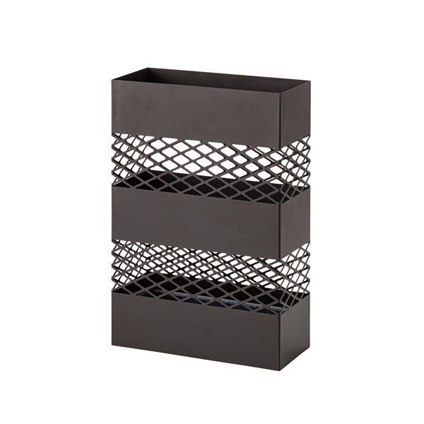 雑貨 傘立て アンブレラスタンド 幅28×奥行12×高さ41cm ダークブラウン スチール