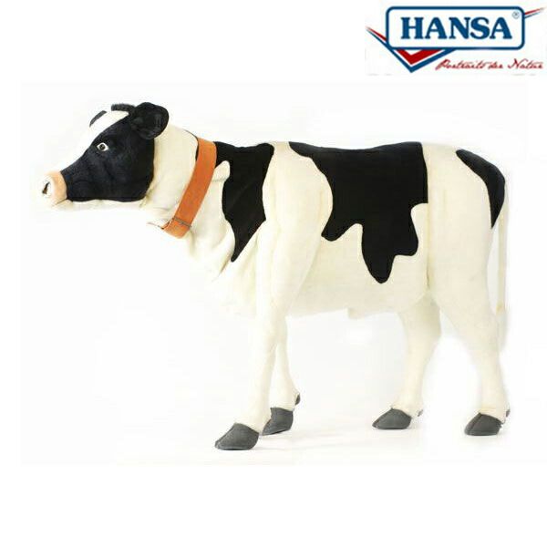 HANSA 4966 フリージアン200 全長：200cm FRIESIAN COW  BH4966  ぬいぐるみ ハンサ 牛 動物 犬 猫 鳥 うさぎ ペンギン アニマル 置物 人形 フィギュア 大きい 実物大 大型
