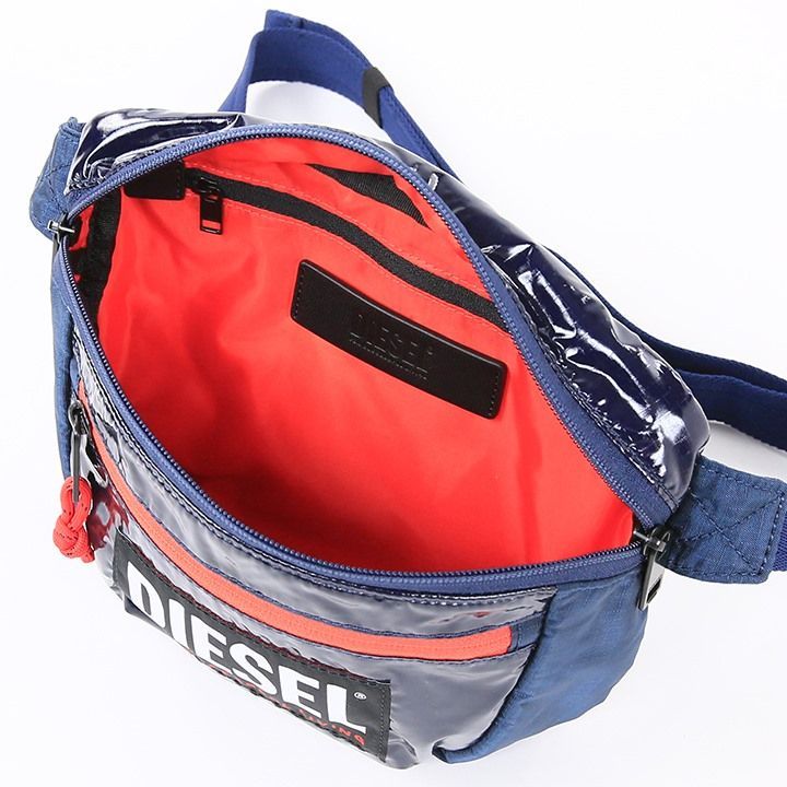 限定特価！定価17,600円 新品 DIESEL(ディーゼル) ボディバッグ コーデッドナイロン (ネイビー系) おしゃれ 男女兼用 - メルカリ