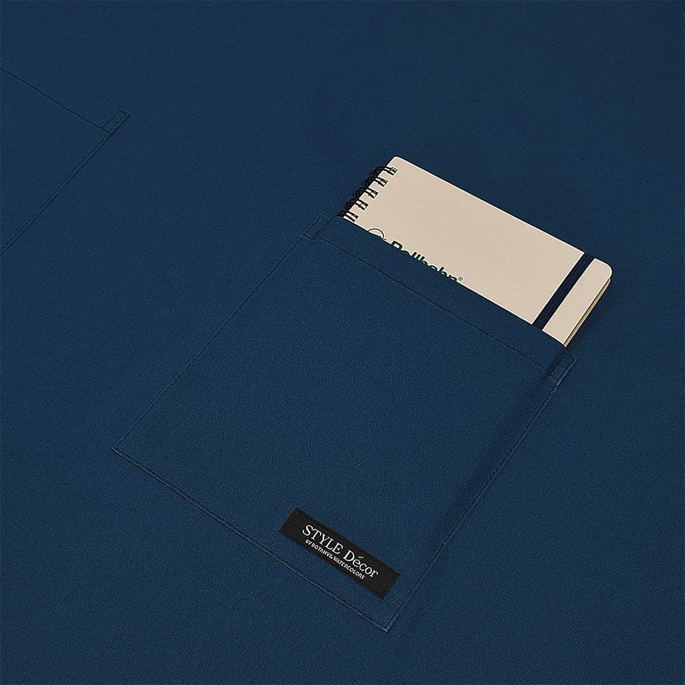 無地オックス ネイビーブルー