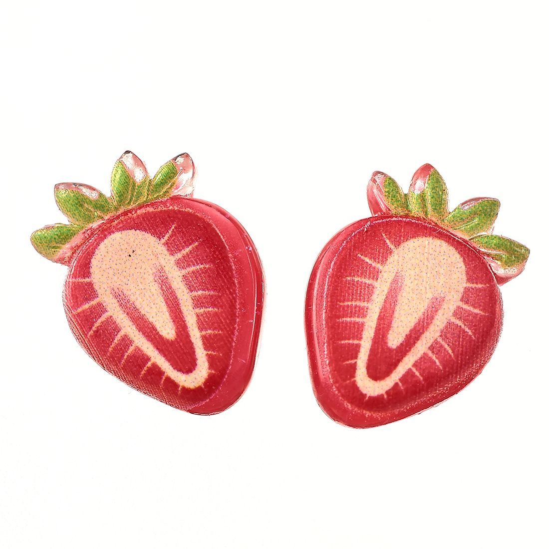 3Dネイルパーツ  いちご 5ピース いちご 3D ネイルパーツの通販 by ゆめかわショップ