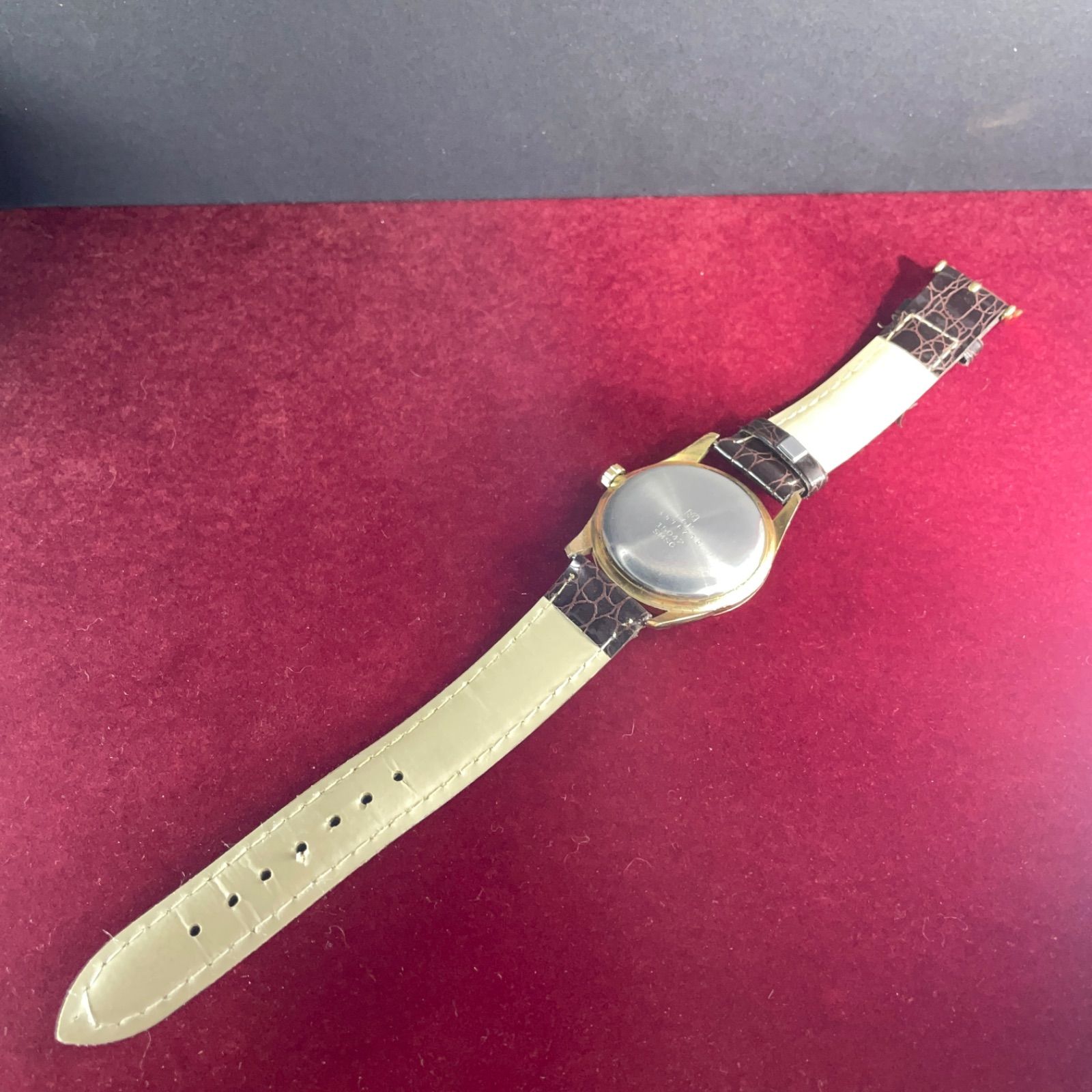 1963年製 SEIKO スポーツマン カレンダー 手巻 裏蓋鶴マーク 腕時計 1963年製 SEIKO スポーツマン カレンダー 手巻 裏蓋鶴マーク