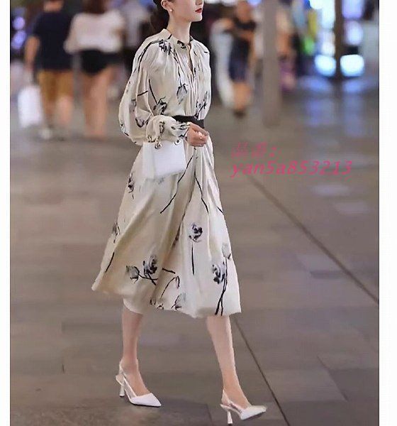 のエレガンスワンピース 長袖