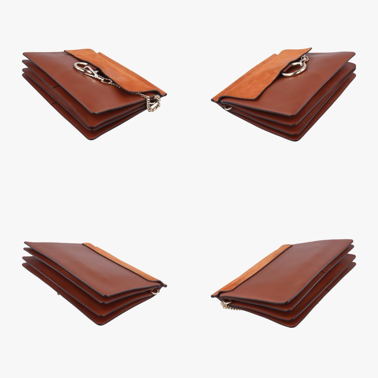 クロエChloeフェイブラウンレザー×スエード01-17-50-65