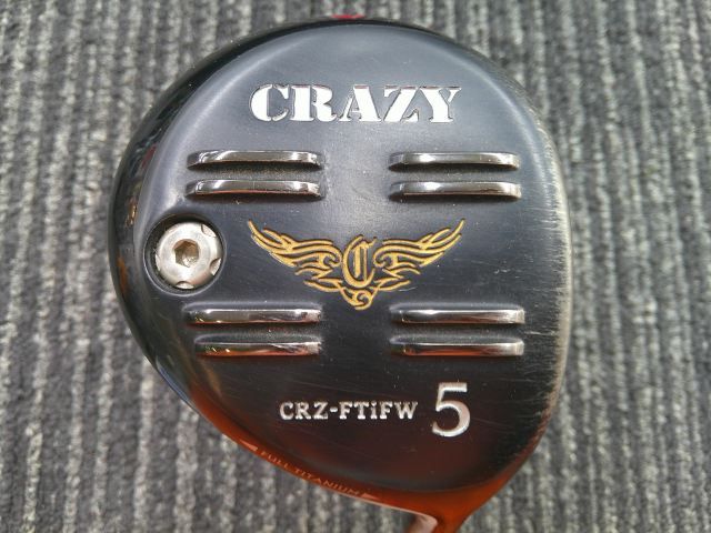 フェアウェイウッド クレイジー CRZ FULL TITAN FW|BLACK FW80|S|18.5 1791 博多