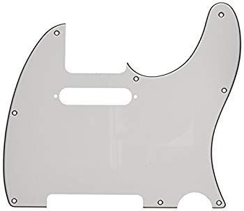Fender ピックガード8-HOLE MOUNT MULTI-PLY TELECASTERR PICKGUARD WHITE 2mvetro