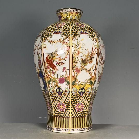 清乾隆粉彩蒔金十二支瓢簞賞瓶 景徳鎮 陶磁器 装飾品 現代工芸品 美術品 置物 清乾隆粉彩蒔金十二支瓢簞賞瓶 景徳鎮 陶磁器 装飾品 現代工芸品