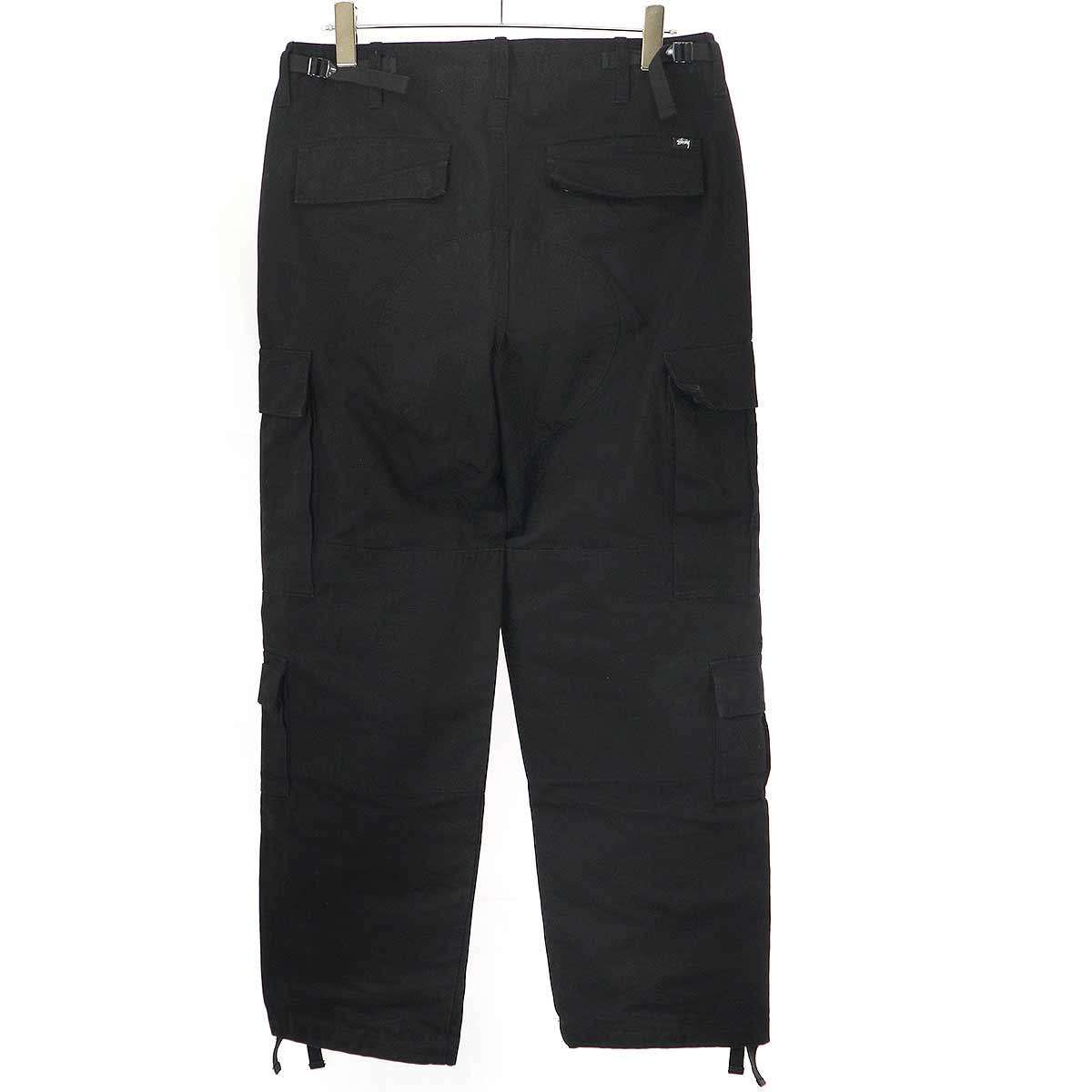 Stussy ステューシー Ripstop Surplus Cargo カーゴパンツ ブラック 30
