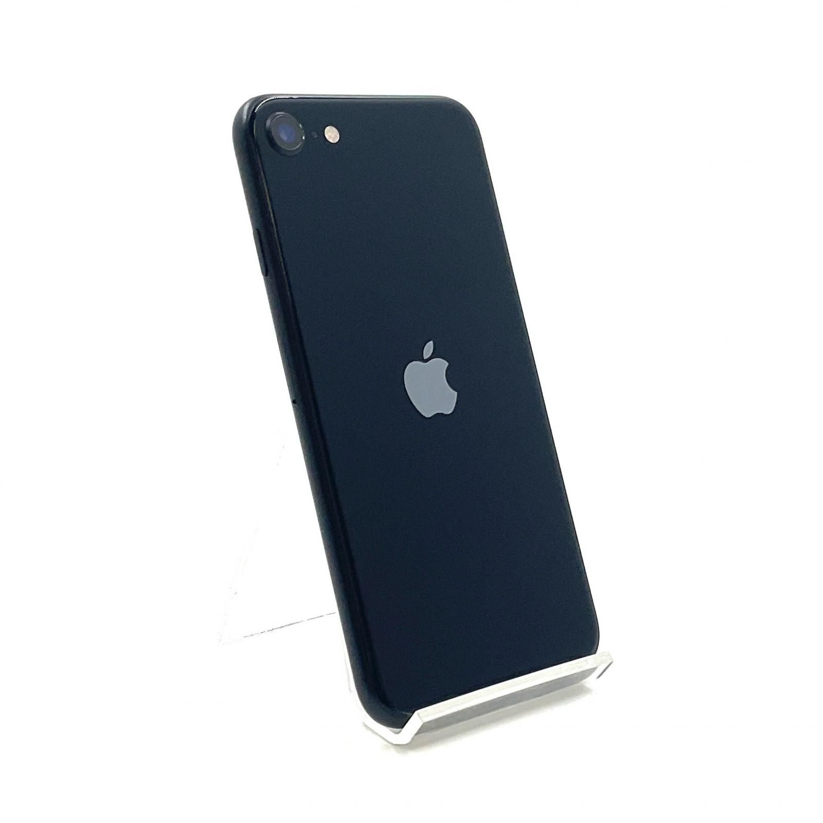 全額返金保証 最速発送 Apple iPhone SE 第3世代 64GB ミッドナイト docomo 白ロム 動作 済 83%