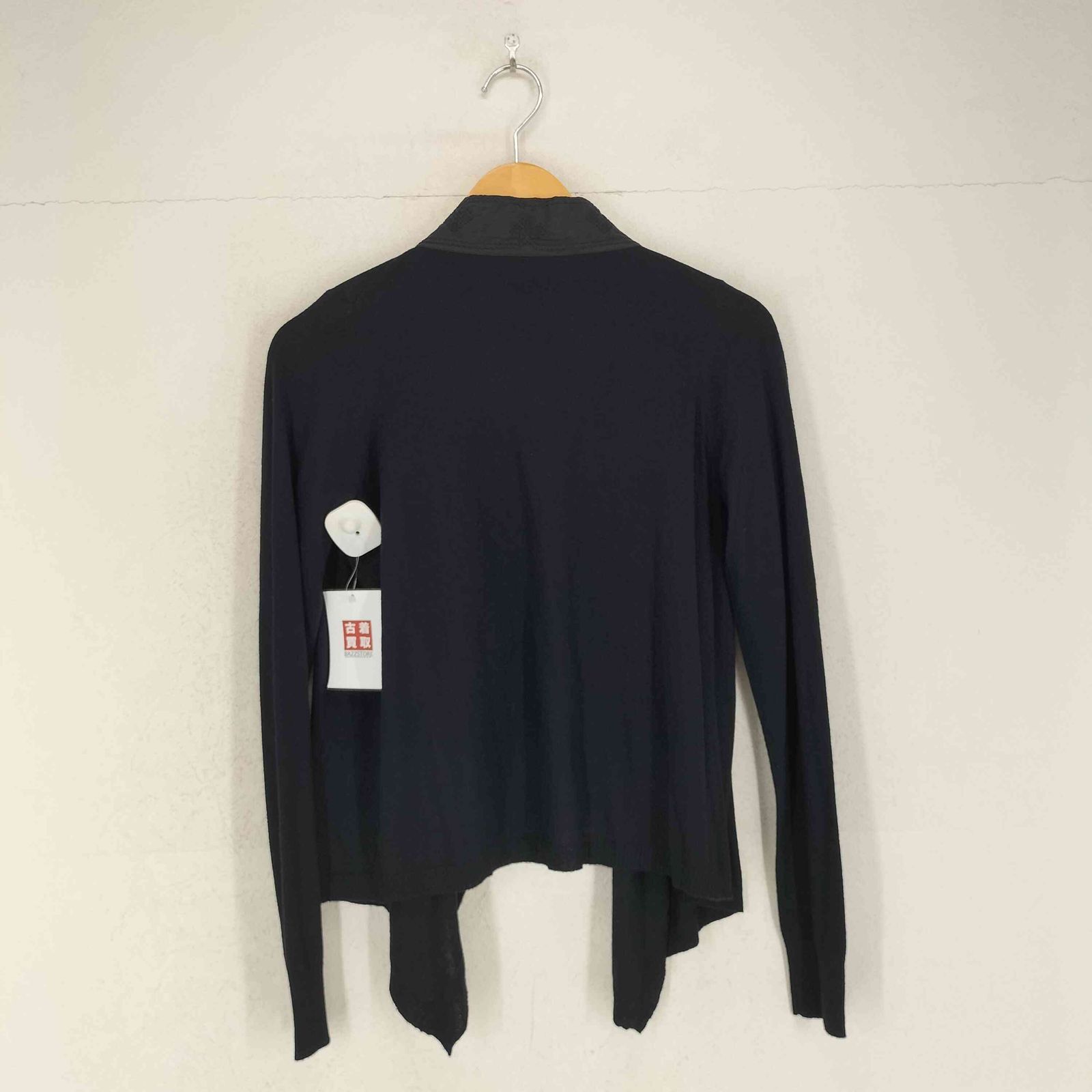 シャンハイタン SHANGHAITANG シルクカシミヤ混 切替カーディガン