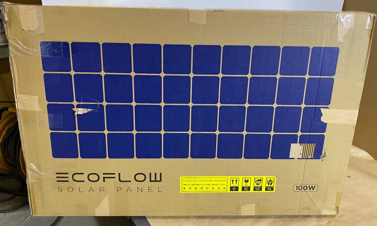 開封済み・未使用品】EcoFlow 100Wソーラーパネル 2枚セット EF-SG