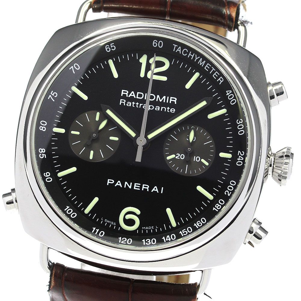 パネライ PANERAI PAM00214 ラジオミール ラトラパント クロノグラフ 自動巻き メンズ 箱・保証書付き_775873