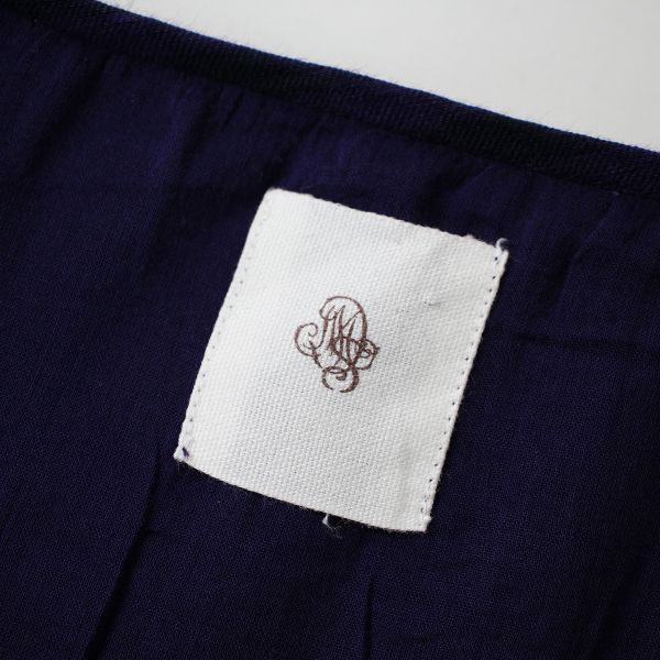 美品 2021SS maison de soil メゾンドソイル リネンギンガムチェック  