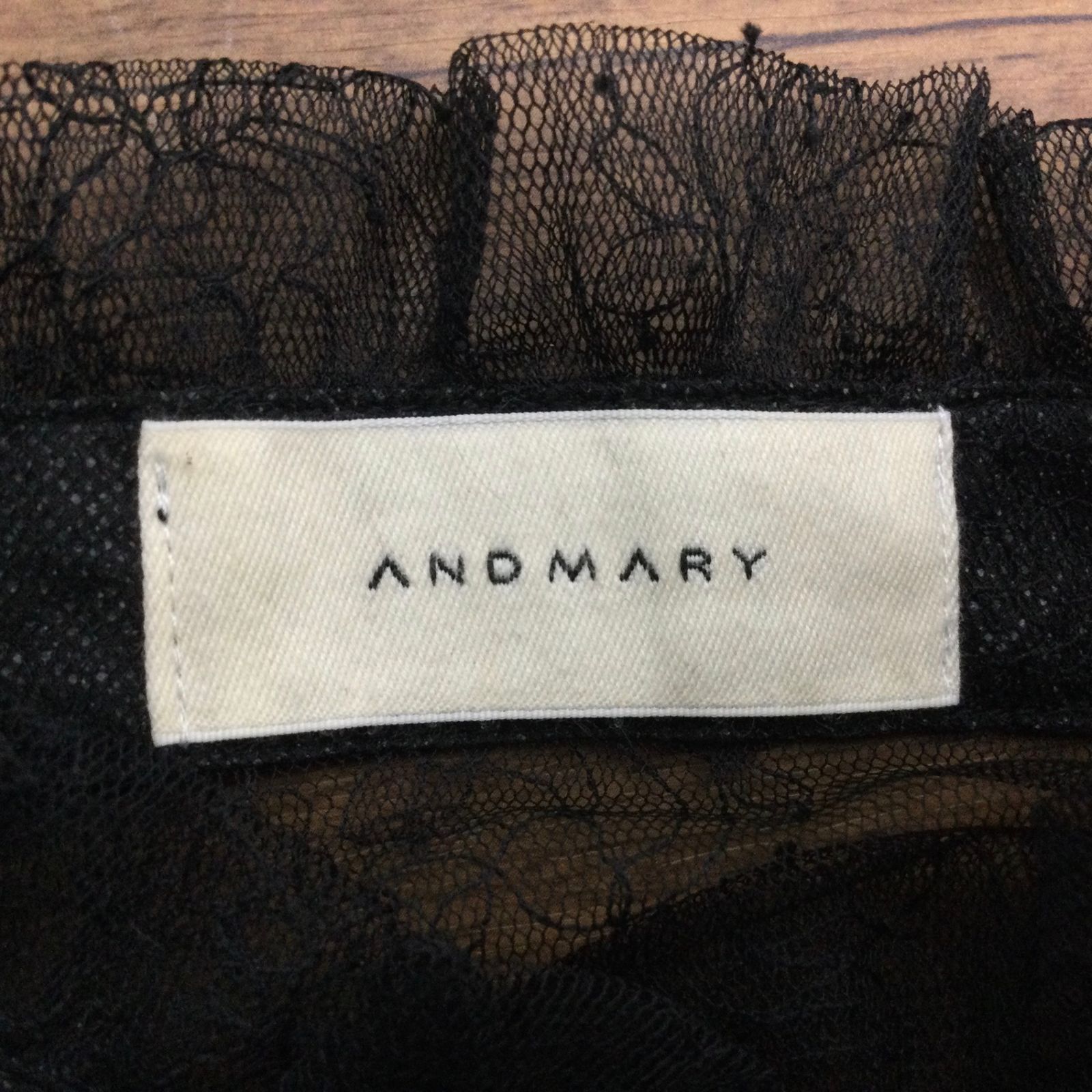 6112 ANDMARY Taylor Set Tops PHT22FW-TS002 ブラック OSサイズ 