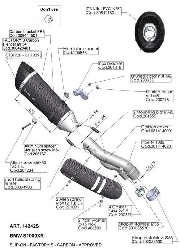 BMW S1000RR Leo Vince レオビンチ マフラー BMW S1000RR Leo Vince