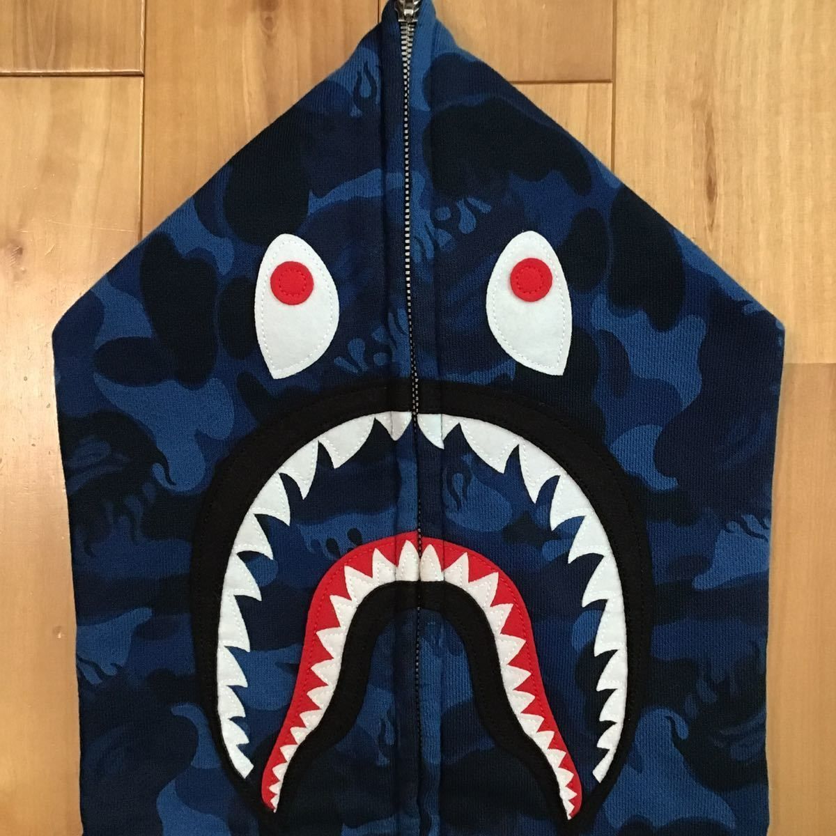 ☆ムック限定☆ ファイヤーカモ シャーク パーカー Sサイズ shark full zip hoodie a bathing ape BAPE  fire camo エイプ ベイプ - メルカリ