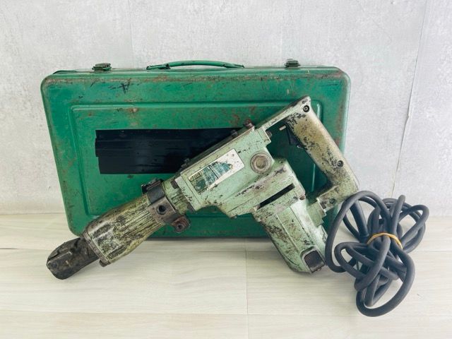ハンマドリル 動作保証 HITACHI 日立工機 H50 ハンマードリル 電動ハンマー ビット ケース付き はつり 斫り|514047